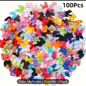 Temu Craft Supply Lot Mixed DIY Bows Gems Moss Trolls Flower Stickers